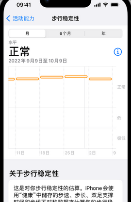 灌南iPhone手机维修如何在iPhone开启'步行稳定性通知'