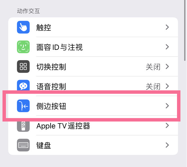 灌南苹果14维修店分享iPhone14 Plus侧键双击下载功能关闭方法 